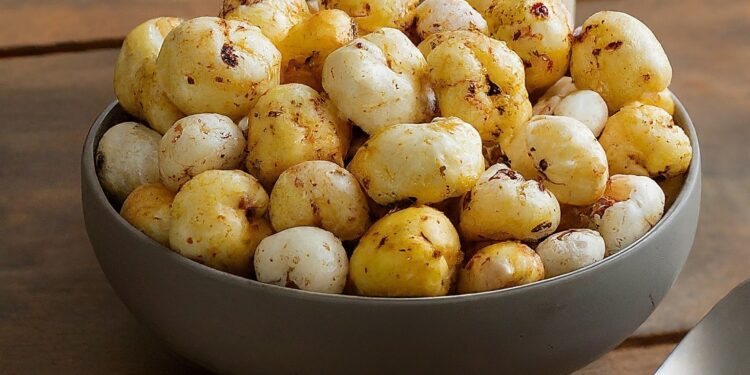 Roasted Makhana  "evening snacks ideas"